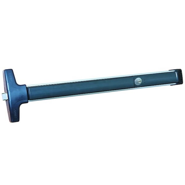 Detex 3' Rim Exit Device with 03WS Keyed Cylinder Trim V4003WS62836 - main